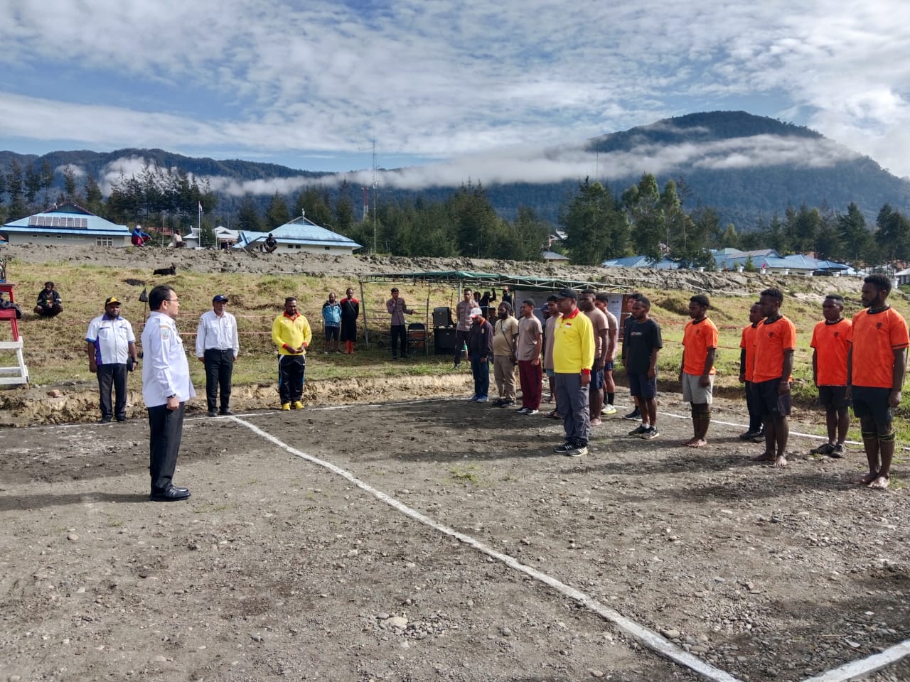 Cabor Voly awali dan warnai Peringatan memperingati HUT RI ke-79 di Ilaga